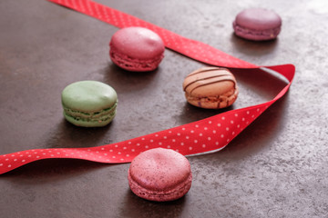 Macaron auf Backblech