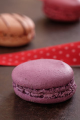 Violett Süssigkeit Macaron