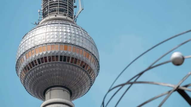 Berliner Fernsehturm Zeitraffer Video