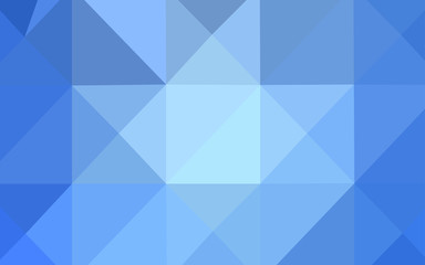 Light BLUE vector blurry triangle pattern.