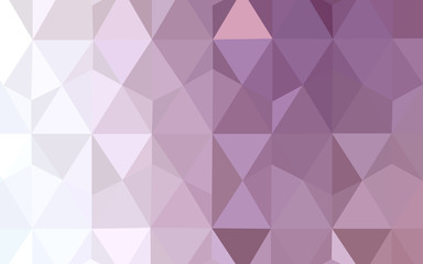 Obraz premium Light Purple vector polygon abstract layout.