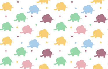 elephant pattern background