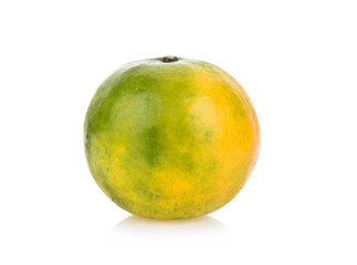 Orange fruit isolated on white background
