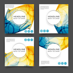 Fototapeta premium Abstract color brochure