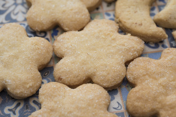 Cookies with sugar