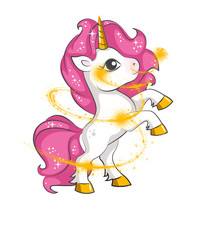 Magisches niedliches Einhorn 