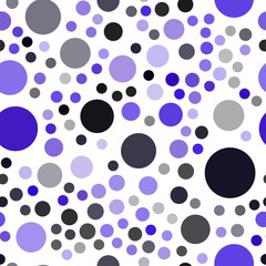 Dark BLUE vector seamless cover with spots.
