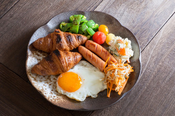 朝食プレート