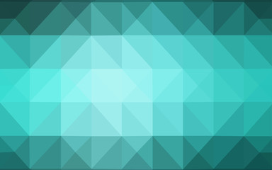 Light Green vector polygon abstract layout.