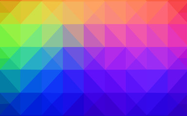 Dark Multicolor vector abstract mosaic backdrop.