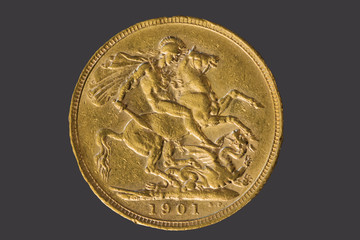 1901 Gold Sovereign of Victoria