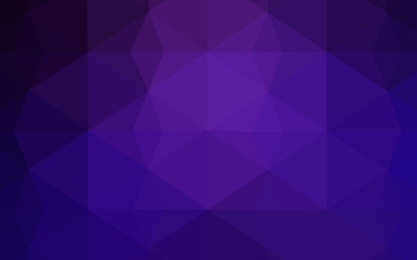 Dark Purple vector low poly texture.