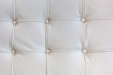 Leather sofa upholstery close-up background texture