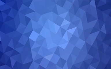 Fototapeta premium Light BLUE vector abstract mosaic backdrop.