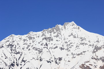 Schneebedeckter Gipfel