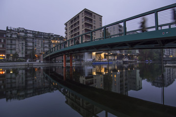 Fototapeta premium Darsena di Porta Ticinese - Milano