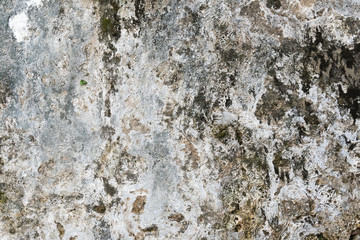 Old wall with erosion
