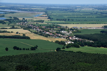 Fototapeta premium Heinrichswalde am Galenbecker See