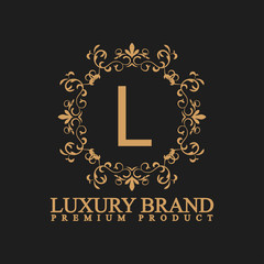 Luxury logo L