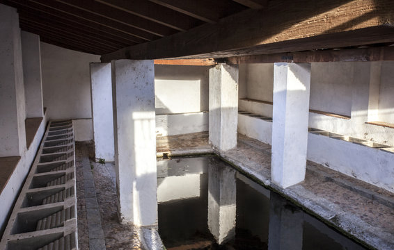 Hand laundry building at Belalcazar, Cordoba, Spain