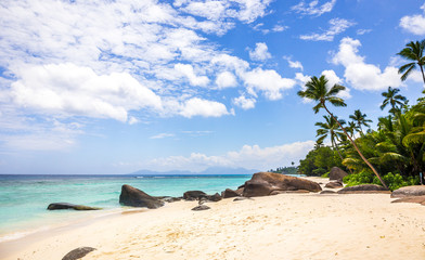 Paradise beach in the Seychelles
