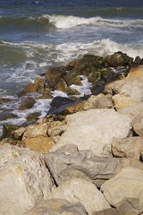 Fototapeta na wymiar Black Sea in Constanta, Romania 