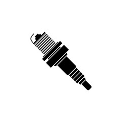 Spark plug isolated vector icon