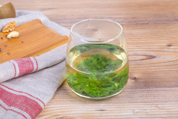 Green Tea with Some Nuts