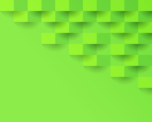 Green abstract background vector with blank space for text.