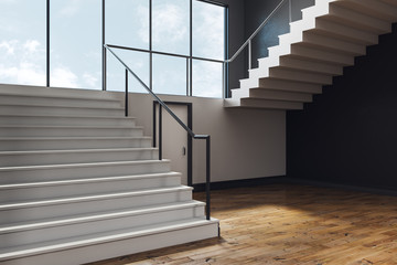 Stairs in clean interior