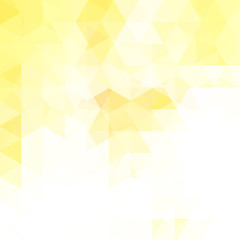 Fototapeta na wymiar Abstract vector background with triangles. Yellow geometric vector illustration. Creative design template.