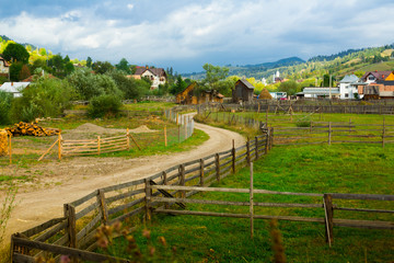 Fototapeta na wymiar Old Sadova village