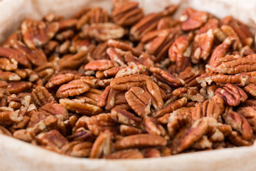 Obraz premium Illustration of bag with pecan