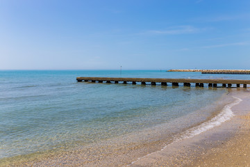 Obraz premium Spiaggia di Caorle Lido Altanea