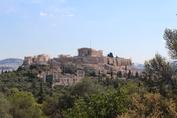 Fototapeta na wymiar Acropole d'Athène