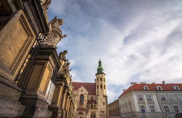 Naklejka premium Old town of Krakow, Poland 