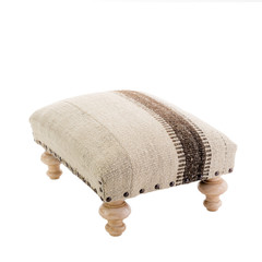 Foot stool - kilim rug ottoman