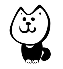 Hand Drawn Doodle Cat Icon