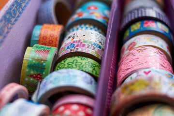 Washi tape case collection catalog