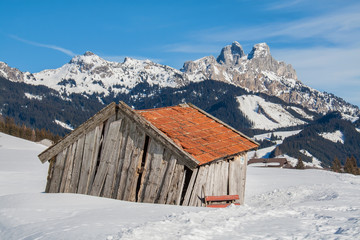 Hütte im Tannheimer Tal, Österreich