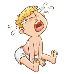 baby crying Cartoon