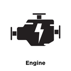 Engine icon vector sign and symbol isolated on white background, Engine logo concept