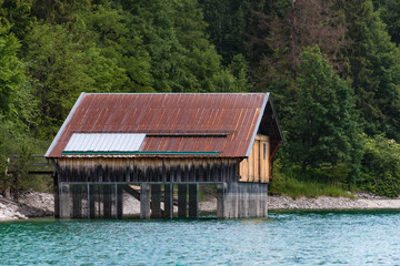 Bootshaus Walchensee Wallgau Deutschland