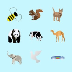 Obraz premium animals icons set
