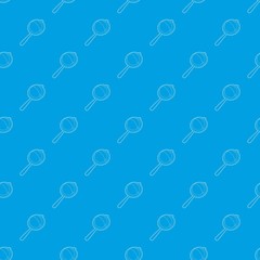 Baby rattle pattern vector seamless blue repeat for any use
