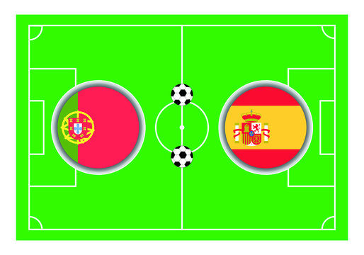 Portugal Spanien Fußball 