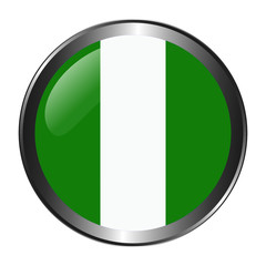 Button Nigeria Flagge