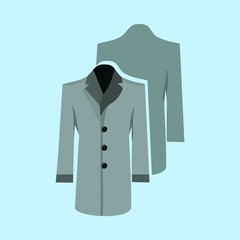 man clothing and accesories icon set