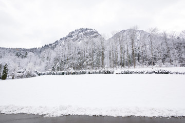 mountain landscape cover Snow in Europe
