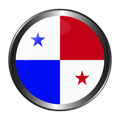 Button Panama Flagge